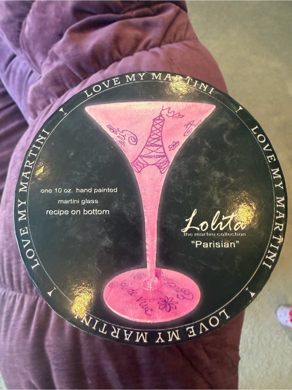 Lolita Parisian martini glass